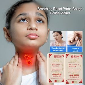 Herbal Breathing Relief Patch For Cough Asthma Natural Eucalyptus Menthol Formula Soothes Respiratory Discomfort Non Drug Chest Application