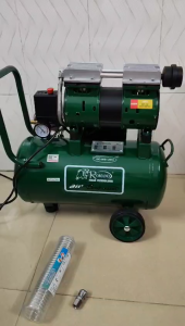 Máy nén khí Romano 30L không dầu ROMA 750/30 mô tơ 100% đồng 840W tặng kèm dây PU6M và nối bi