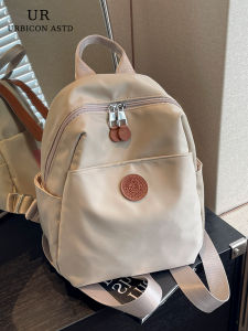 Luxury Ladies Outdoor Travel Backpack Large Capacity Commuting Shoulder Bag Soft Handle Vertical Square Shape Polyester Lining