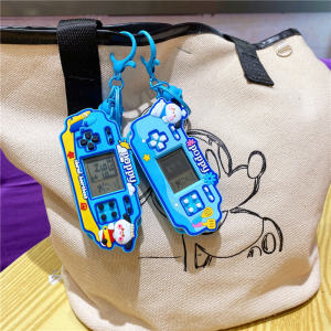 2024 New Cute Cartoon Panda Paccha Dog Game Keychain Pendant Student Backpack Decorative Hanging Ornament Creative Gift