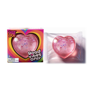 Heart-Shaped Squishy Toy Soft and Comfortable to the Touch Non-Sticky Quick to Bounce Back Cute and Compact Portable Palm-Sized Toy. Size: 4Cm*3.8Cm/6.5Cm*6Cm