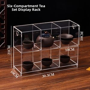 YOUKAMAN | Acrylic Display Shelf for Tea Sets