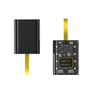 3*18650 DIY Power Bank Box Sạc Nhanh 5V 2A Đầu Ra USB Đôi Hộp Đựng Pin Có Đèn LED Ban Đêm