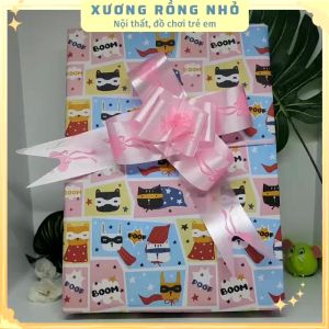 Nơ Rút bông lớn 5cm  Gói Quà Gấu Bông quà tặng Hộp Quà Xương Rồng Nhỏ