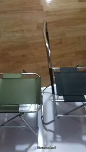 Ghế Xếp Inox Vải Dù Cho Quán Trà Chanh Cafe Vỉa Hè Câu CáDã Ngoại