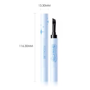 FOCALLURE 2 In 1 Waterproof Eyebrow Gel With Brush Brow Tinted Dye Long-Lasting Sweat-proof Non-caking Eyebrow Styling Cream