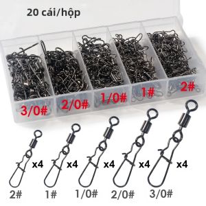 LAKBAT Thép Không Gỉ Thùng Xoay Chịu Lực Kết Nối Đa Thông Số Kỹ Thuật Combo Bộ Xoay Khớp Xoay Câu Cá Phụ Kiện