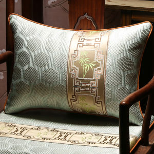 Ghế Sofa Da Tre Mùa Hè Phong Cách Trung Hoa Đệm Lưng Đệm Ghế Chăn Mát Hình Chữ Nhật Lưng Ghế Đệm Ôm Lõi PP