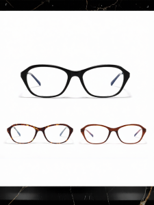 Evil Pet | Nude Style Classic Black Blue Light Filtering Myopia Glasses Frame