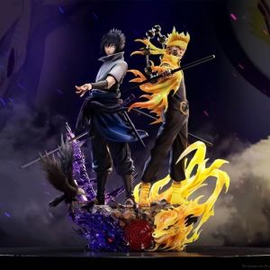 GK Naruto Shippuden 3rd Hokage New Three Ninja Chakra Resonance Statue Model Display Gift Naruto Shippuden Action Figure