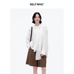 Belted Design Summer White Shirt