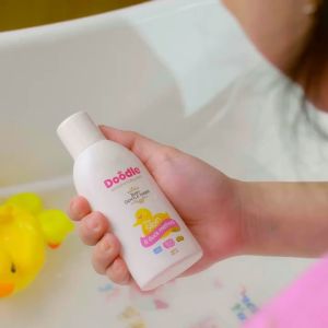 Doodle Baby Wash Sabun Mandi Cair Bayi Bebas SLS SLES Mandi Biasa dan Mandi Kering