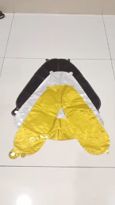 BALLOON BALON HURUF KILAT FOIL PESTA ULANG TAHUN 16 INCH UKURAN 40 CM EMAS PERAK HITAM HBD ULTAH