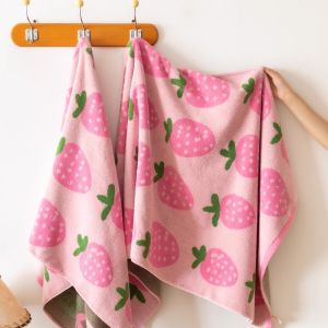 Khăn Tắm Cotton Nguyên Chất Dày Dặn Mềm Mại Thấm Hút Cho Nữ Dùng Trong Nhà Phòng Tắm Phòng Vệ Sinh Mẫu Mới