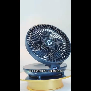 SG【ReadyStock】Desktop fan vertical hanging type wireless design energy-saving and power-efficient 5-watt folding frame strong wind force 3 adjustable modes long-lasting and durable 1200 mAh battery angle adjustable