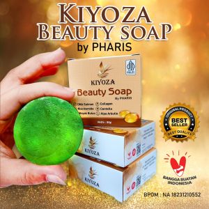 50 gram beli 2 gratis 1 kiyoza beauty soap by pharis  beauty soap terbaru memutihkan &menyehatkan kulit