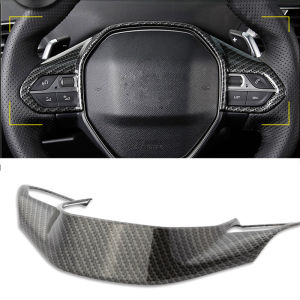 For Peugeot 3008 5008 GT 2017 2018 2019 2020 2021 2022 2023 3008GT 5008GT Car Steering Wheel Button Trim Cover Accessories
