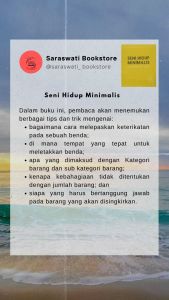 Seni Hidup Minimalis oleh Francine Jay