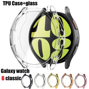 Samsung Galaxy Watch 6 เคส Jansin สำหรับ 40-44มม เคสกันรอยหน้าปัดนาฬิกา ข้อมือ ถุงผ่านเครื่องมืออัจฉริยะ