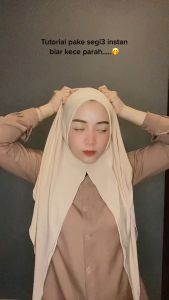 Jilbab / Hijab Segitiga Instan Jersey / Hijab Jersey premium / kerudung Segi tiga