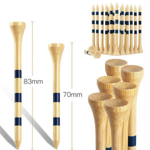 Golf Ball TEE Bamboo Wooden Loose Ball Tee Short Golf Wood TEE Bamboo Ball Seat Opening Ball TEE Other Brand Sport Fitness
