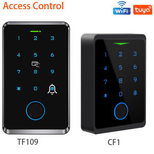 WiFi Tuya Remote Fingerprint Access Controller Outdoor Waterproof Ip67 Standalone RFID Keypad System 125KHz Smart APP Unlock