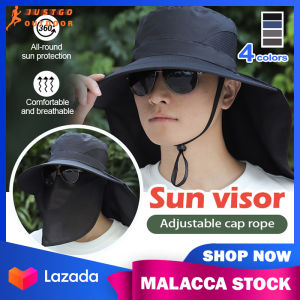 Fishing Sun Hat Anti UV UPF50+Neck Sunshade Full Face Cover Summer Cap Breathable Outdoor Mens Women Wide Brim Camping Sun Hat