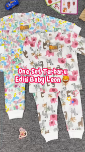 Setelan Baju Bayi BABY LEON Setelan Baju Anak Laki Laki Setelan Anak Perempuan 0-2 Tahun Baju Harian Anak SBJ-235