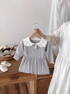 Chic School Style Sweater Dress