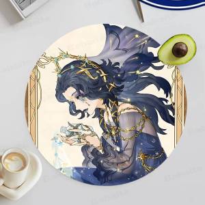 Horror Game Identity V Coasters Suitable for daily family gathering decoration kitchen anti-slip wooden coasters