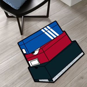 พรมกำมะหยี่คริสตัลเรียบง่ายสไตล์วิคามะ สำหรับห้องนั่งเล่น โซฟา ทนทานต่อการสึกหรอ ใช้ปูพื้นห้องนอน ข้างเตียง ตกแต่งบ้าน