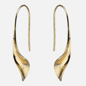 Elegant Long Length Irregular 925 Silver Earrings Luxury Design Fashionable Vintage French Style Unusual Ear Jewelry for Women