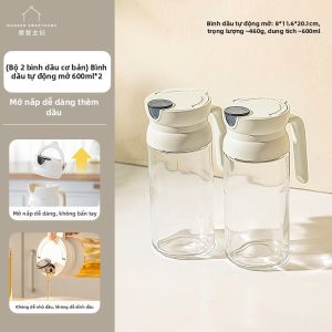 MODERN SWEETHOME | Bình Đựng Dầu Ăn Chống Rò Rỉ Hoạt Động Bằng Trọng Lực
