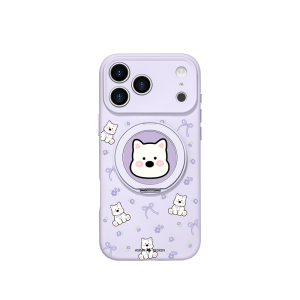 Asina | New Magnetic Stand Liquid Silicone Phone Case for iPhone 18