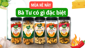 Hạt điều Nguyên vị tốt cho sức khỏe hộp 200g -Hạt điều Bình Phước - Hạt điều Bà Tư