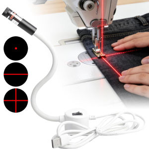 Magnetic Positioning Quilting Light For Sewing Machine Laser Miter Saw Seam Accessories Guide Stitch Straight Line/Cross/Dot Red