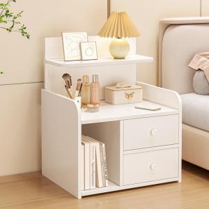 Modern Minimalist Nightstand Small Home Use Storage Cabinet Bedroom Living Room Organizer Shelf Nordic Style Mobile Phone Accessory