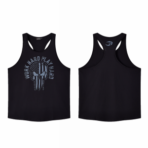 Gymwars American Style Workwear Vest Mens Professional Fitness Bodybuilding Muscle Training Breathable Summer Hard Man Strap