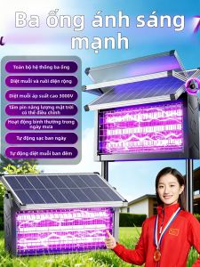 OULIANGDA | 2026 Solar-Powered Mosquito Killer Outdoor Indoor Waterproof