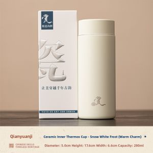 XIYUANJI | Portable Thermal Insulated Tumbler for Herbal Tea and Cooling Non-Coated