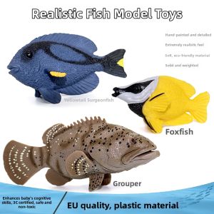 Realistic Marine Animals Educational Toy Fish Set