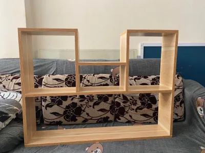 Kệ Sách Treo Tường Chữ U decor