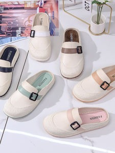 Dép Đế Dày Mùa Xuân Hè Chống Trượt Đế Mềm Dép Lê Nữ Đế Xuồng Đế Cao Một Bước Thoải Mái Thoáng Khí Đi Biển