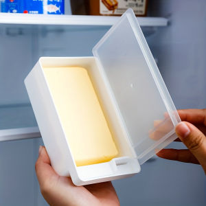Multifunctional Butter & Cheese Storage Box with Lid - Perfect for kitchen freshness slicing and condiment finishing