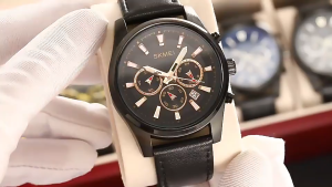 PENGIRIMAN INSTANT -- Jam tangan pria skmei 1958 original kulit chronograph digital display