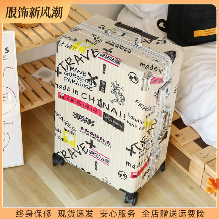 Good-looking Japanese Luggage Women's Trolley Case Men's Small Aluminum ...