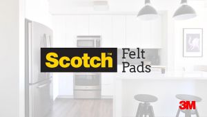 3M Scotch™ FP-38S Felt Pad Squares 38x38mm