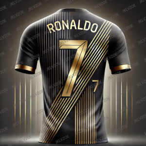 New Arrival Special Edition Ronaldos 7 Football Jersey Oversize Sports Short Sleeve Training Uniform Soccer Jersey For Kid/Adult