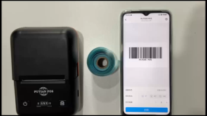 PUTIAN POS Printer Termal Bluetooth Mini 58mm (Label Celah + Tagihan) Printer 2-in-1