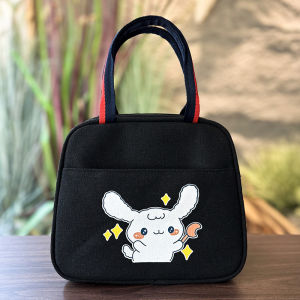 Cute Student Lunch Box Bag Handheld Bento Bag Childrens Carry-On Bag Office Workers Commuter Bag Japanese Style Storage Bag